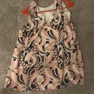 Floral Paisley Sleeveless Top